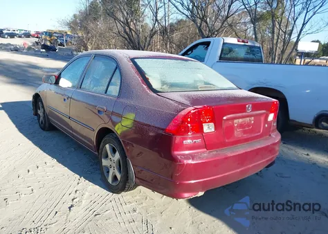 2004 Honda Civic Ex из США, поврежденный, VIN 2HGES26754H556873